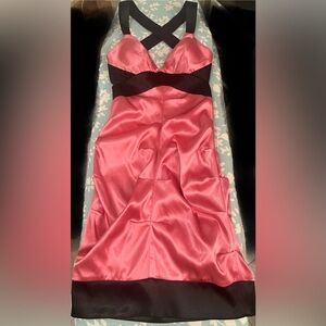 B Smart PINK COCKTAIL DRESS  EUC Size 3/4